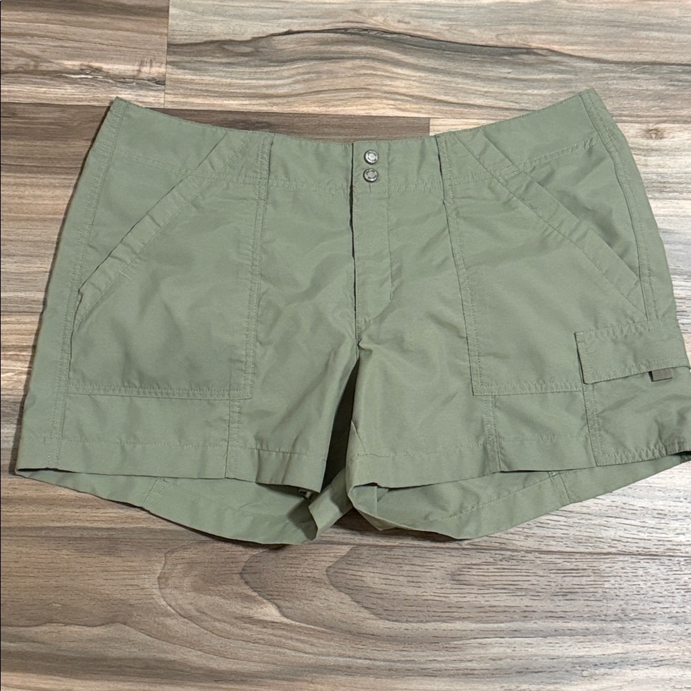 Vintage Nike ACG Womens Hiking Shorts 4" INSEAM SIZE 12 GREEN LIGHTWEIGHT